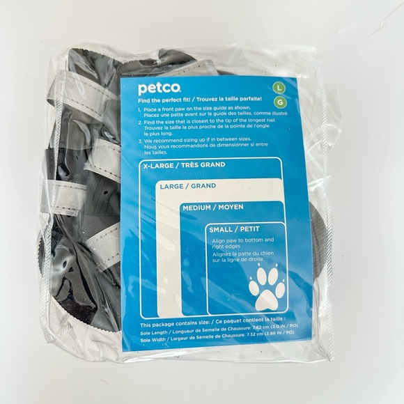 NWT Petco Paw Protect Dog Boots/Shoes For All-Weather, Assorted Sizes, Black - Picture 3 of 5